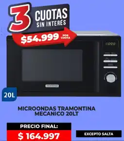 Supermayorista Vital Microondas tramontina mecanico oferta
