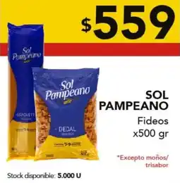 Nini Mayorista Sol pampeano fideos oferta