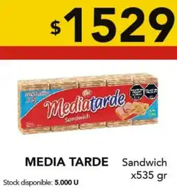 Nini Mayorista Media tarde sandwich oferta