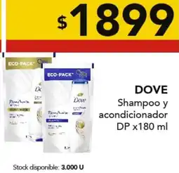 Nini Mayorista Dove shampoo y acondicionador dp oferta