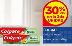 Nini Mayorista Colgate cr.dental herbal natural protect oferta