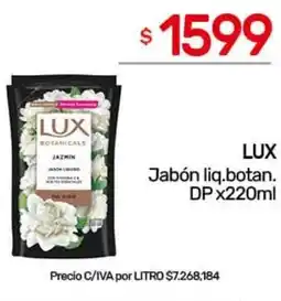 Nini Mayorista Lux jabón liq.botan. dp oferta