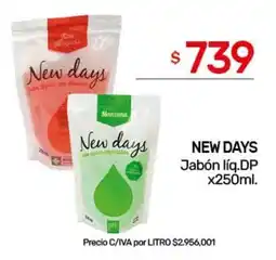 Nini Mayorista New days jabón líq.dp oferta