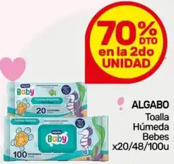 Nini Mayorista Algabo toalla húmeda bebes oferta