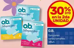 Nini Mayorista O.b. tampones varios tamaños oferta