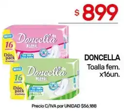 Nini Mayorista Doncella toalla fem. oferta