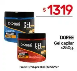 Nini Mayorista Doree gel capilar oferta
