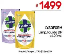 Nini Mayorista Lysoform limp.líquido dp oferta