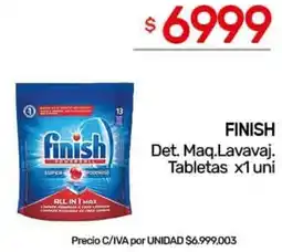 Nini Mayorista Finish det. maq.lavavaj. tabletas oferta