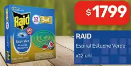 Nini Mayorista Raid espiral estuche verde oferta