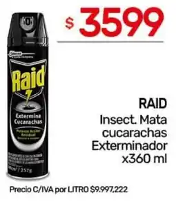 Nini Mayorista Raid insect. mata cucarachas exterminador oferta