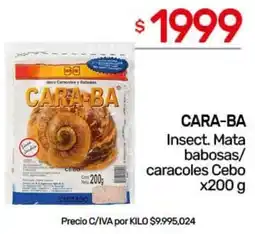 Nini Mayorista Cara-ba insect. mata babosas/ caracoles cebo oferta