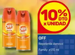 Nini Mayorista Off repelente aerosol family oferta