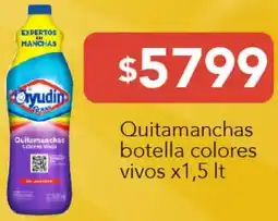 Nini Mayorista Yudín quitamanchas botella colores vivos oferta