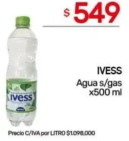 Nini Mayorista Ivess agua s/gas oferta
