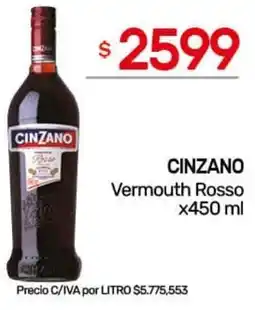 Nini Mayorista Cinzano vermouth rosso oferta