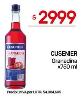 Nini Mayorista Cusenier granadina oferta