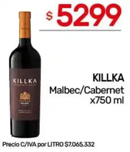 Nini Mayorista Killka malbec/cabernet oferta