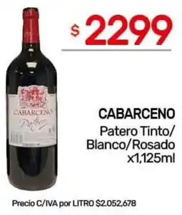 Nini Mayorista Cabarceno patero tinto/ blanco/rosado oferta