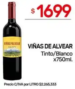 Nini Mayorista Viñas de alvear tinto/blanco oferta