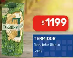Nini Mayorista Termidor tetra brick blanco oferta
