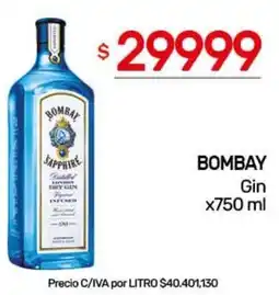 Nini Mayorista Bombay gin oferta
