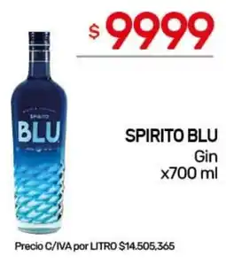 Nini Mayorista Spirito blu gin oferta