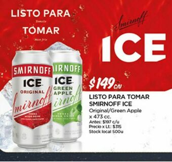 Disco Vodka smirnoff oferta