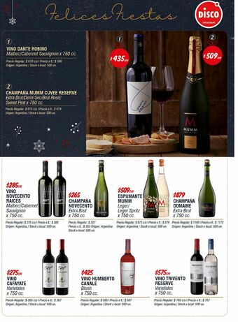 Disco Vino oferta