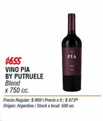Disco Vino putruele oferta