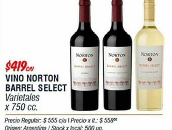 Disco Vino norton oferta