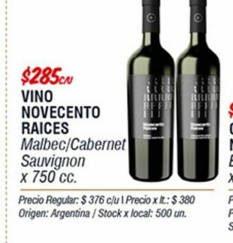 Disco Vino novecento oferta