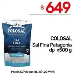 Nini Mayorista Colosal sal fina patagonia dp oferta