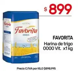 Nini Mayorista Favorita harina de trigo 0000 vit. oferta