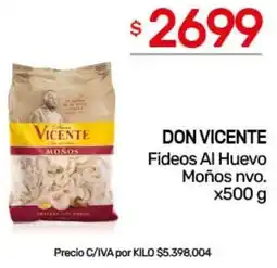 Nini Mayorista Don vicente fideos al huevo moños nvo. oferta
