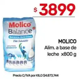 Nini Mayorista Molico alim. a base de leche oferta