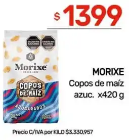 Nini Mayorista Morixe copos de maíz azuc. oferta