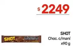 Nini Mayorista Shot choc. c/maní oferta