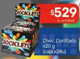 Nini Mayorista Rocklets choc. confitado oferta