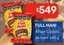 Nini Mayorista Full mani alfajor c/pasta de maní oferta