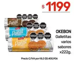 Nini Mayorista Okebon galletitas varios sabores oferta