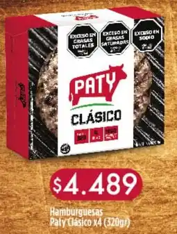 Nini Mayorista Paty clásico hamburguesa oferta