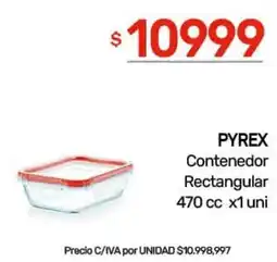 Nini Mayorista Pyrex contenedor rectangular oferta