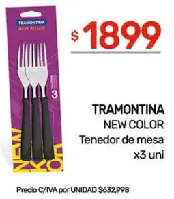 Nini Mayorista Tramontina new color tenedor de mesa oferta