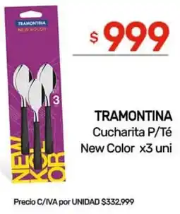 Nini Mayorista Tramontina cucharita p/té new color oferta