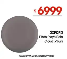 Nini Mayorista Oxford plato playo rain cloud oferta