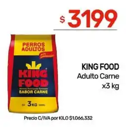Nini Mayorista King food adulto carne oferta