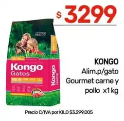 Nini Mayorista Kongo alim.p/gato gourmet carne y pollo oferta