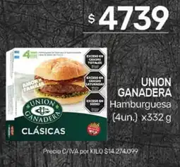 Nini Mayorista Union ganadera hamburguesa oferta