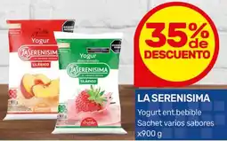 Nini Mayorista La serenisima yogurt ent.bebible sachet varios sabores oferta